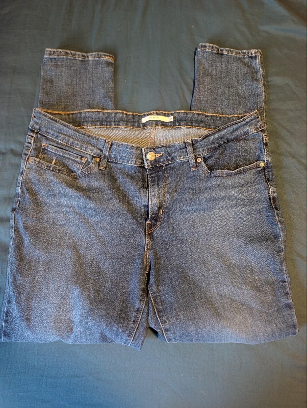 Levi's Womens Medium Blue Skinny Jeans